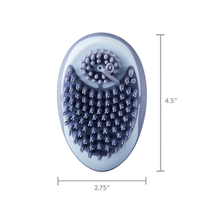 Bathing Palm Dog Brush + Shampoo Dispenser - Dog Grooming Tool Hand Brush